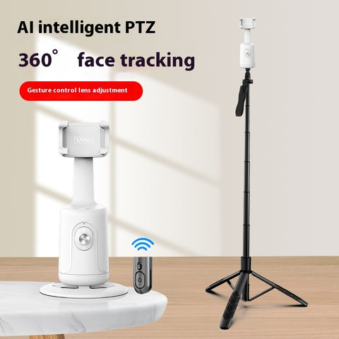 Gimbal inteligente de 360° con seguimiento facial automático, estabilizador para video, vlogs y transmisión en vivo, trípode