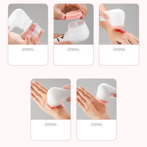 Electric facial cleanser
