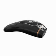Black IPL hair removal device with a sleek design and LCD screen, offering permanent hair removal technology.