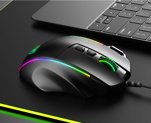 Ratón mecánico para juegos con cable programable personalizado