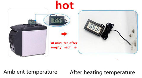 Mini refrigerador portátil: compacto, silencioso y de bajo consumo | Perfecto para el coche o la oficina.