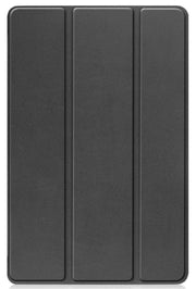 Leather iPad Case – Premium Solid Color Protective Cover in sleek black design.