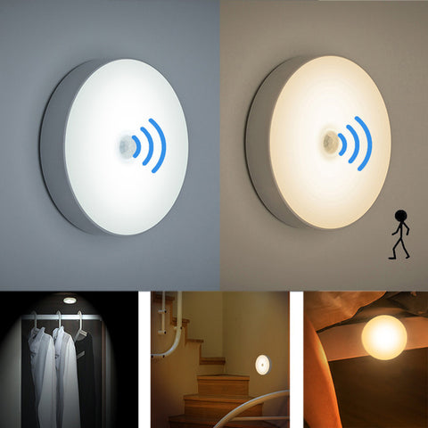 Nueva luz nocturna LED con detección de movimiento y carga USB