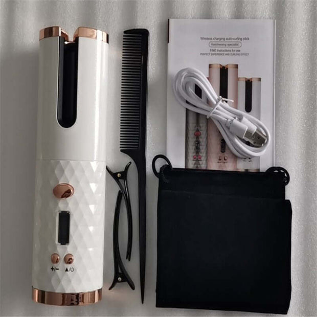 Wireless multifunction curling iron