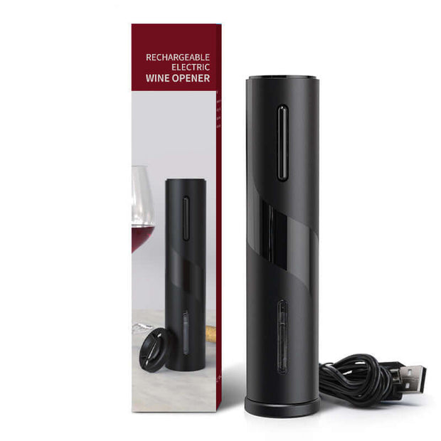 Abridor de botellas de vino electrónico recargable por USB