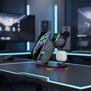 3 in 1 Fast Wireless Charger Stand