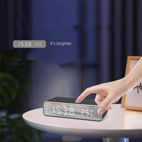 Chargeur de téléphone sans fil, horloge, thermomètre - WorldElectronic