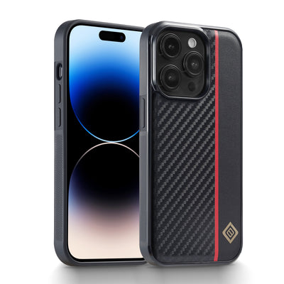 Funda de teléfono de fibra de carbono