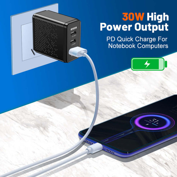Cargador de teléfono móvil USB tipo C