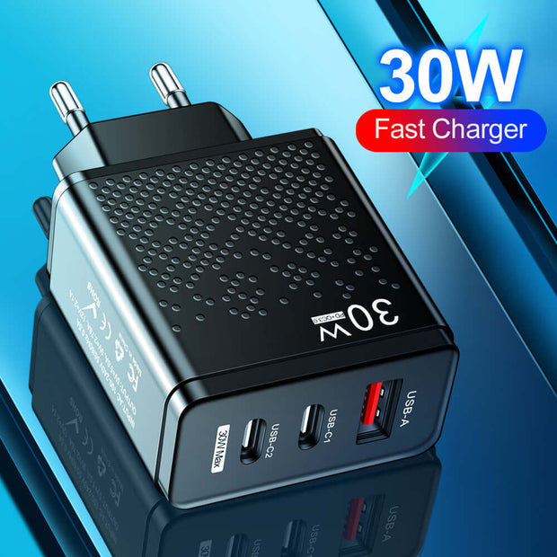 Cargador de teléfono móvil USB tipo C