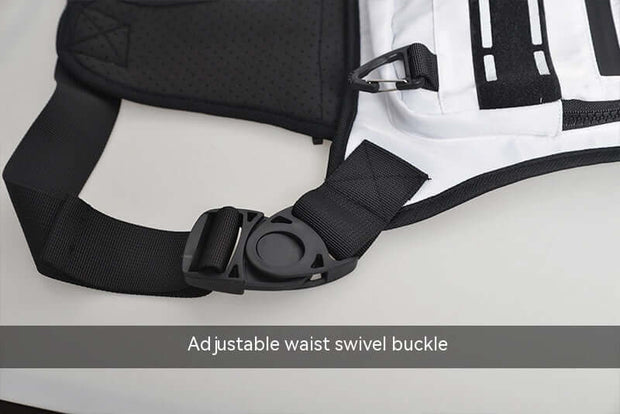 Bolsa de pecho ajustable y transpirable para teléfono.