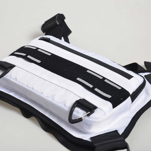 Bolsa de pecho ajustable y transpirable para teléfono.