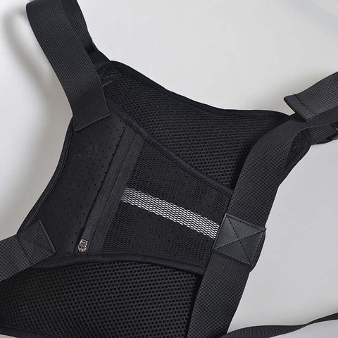 Bolsa de pecho ajustable y transpirable para teléfono.