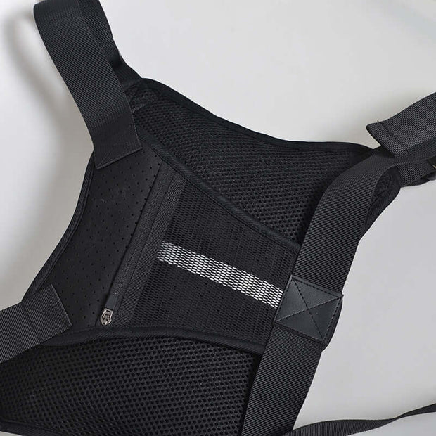 Bolsa de pecho ajustable y transpirable para teléfono.