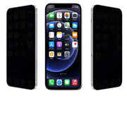 iPhone Privacy Screen Protector with Camera Lens Film shown on iPhone 11 to 16 Pro for full protection.