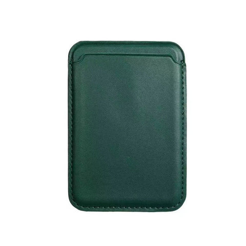 Cartera magnética de cuero de lujo con tarjetero Magsafe