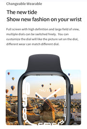 Smartwatch con llamadas Bluetooth y cargador inalámbrico NFC