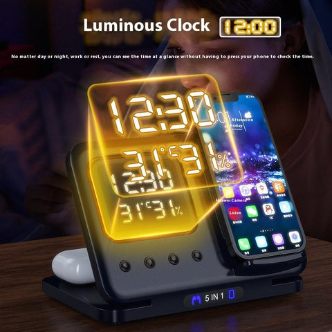 Chargeur sans fil 5 en 1 - WorldElectronic