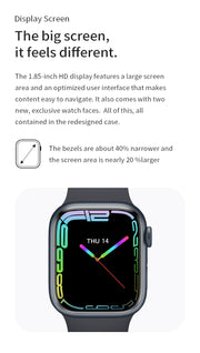 Smartwatch con llamadas Bluetooth y cargador inalámbrico NFC