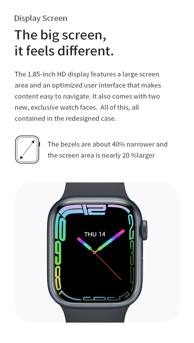 Smartwatch con llamadas Bluetooth y cargador inalámbrico NFC