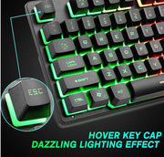 Teclado mecánico para juegos RGB