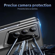 Samsung Z Fold Protective Case featuring precise camera protection to prevent lens scratches.