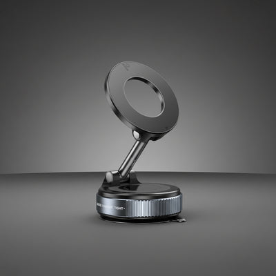 Magnetic Car Phone Holder with Vacuum Suction Cup for stable device mounting