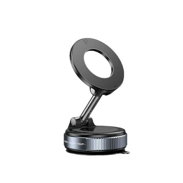 Magnetic Car Phone Holder with Vacuum Suction Cup for stable device mounting