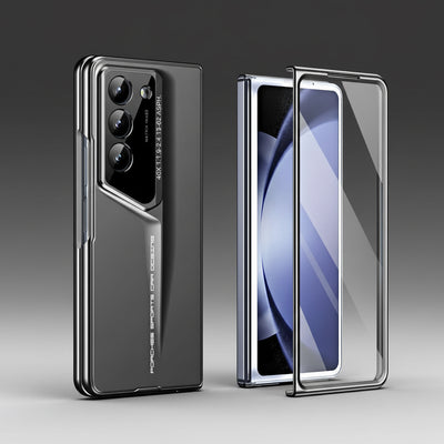 Samsung Z Fold Protective Case - Anti-Drop Cover with Screen Protector showcased in a sleek design.