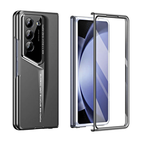 Samsung Z Fold Protective Case - Anti-Drop Cover with Screen Protector showcased in a sleek design.