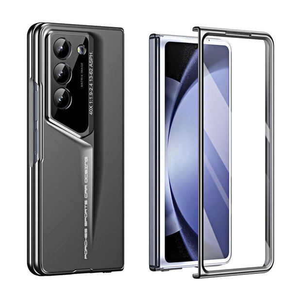 Samsung Z Fold Protective Case - Anti-Drop Cover with Screen Protector showcased in a sleek design.