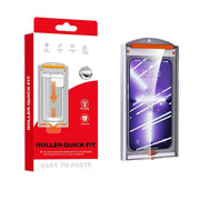 iPhone Privacy Screen Protector packaging and application tool, designed for easy installation of screen protectors.