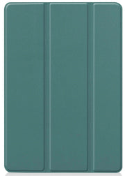 Leather iPad Case – Premium Solid Color Protective Cover in elegant teal color.