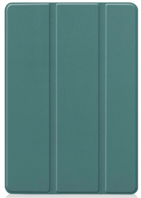 Leather iPad Case – Premium Solid Color Protective Cover in elegant teal color.