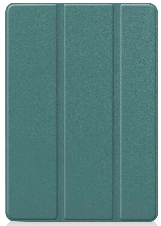 Leather iPad Case – Premium Solid Color Protective Cover in elegant teal color.