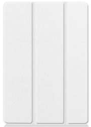 Leather iPad Case – Premium Solid Color Protective Cover in white, offering stylish protection for your device.
