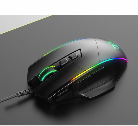 Ratón mecánico para juegos con cable programable personalizado