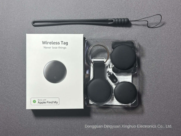 Waterproof Anti-Lost Tracker packaging with wireless tags compatible with Find My app.