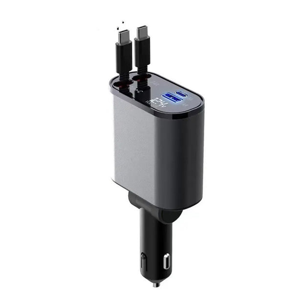 USB and TYPE-C car charger / 180 degrees