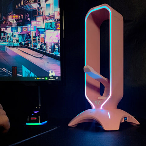 Soporte para auriculares para juegos