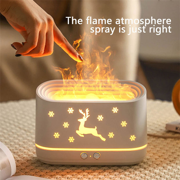 Elk Flame Diffuser Lamp Humidifier