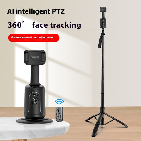 Gimbal inteligente de 360° con seguimiento facial automático, estabilizador para video, vlogs y transmisión en vivo, trípode