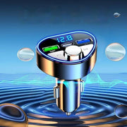 Receptor Bluetooth para coche, reproductor y cargador de móvil