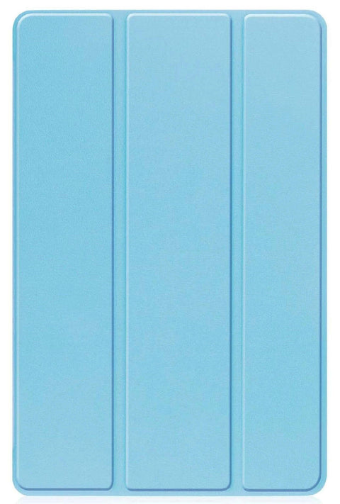 Leather iPad Case – Premium Solid Color Protective Cover in blue color, showcasing elegant design and durability.