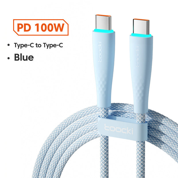 Cable USB tipo C, carga rápida