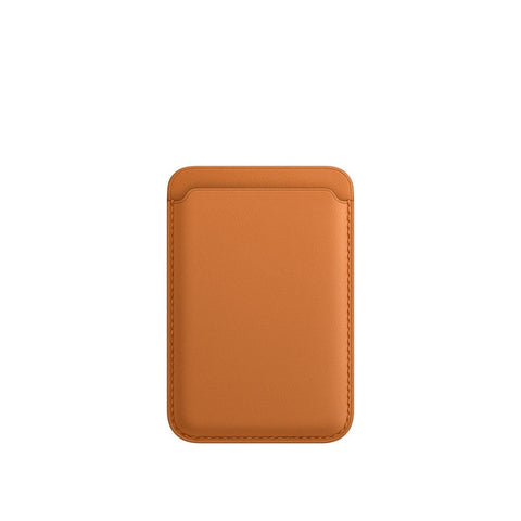 Cartera magnética de cuero de lujo con tarjetero Magsafe