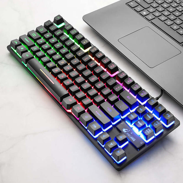 Teclado mecánico para juegos RGB