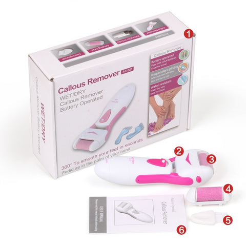 Device for removing dead skin and foot care