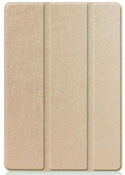 Leather iPad Case – Premium Solid Color Protective Cover in elegant beige finish.