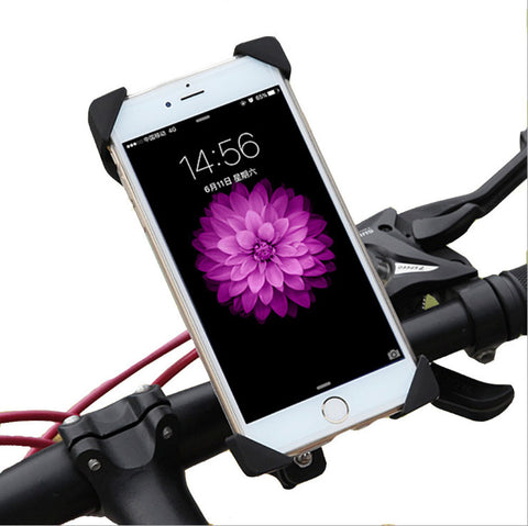 Soporte para teléfono de bicicleta con marco fijo